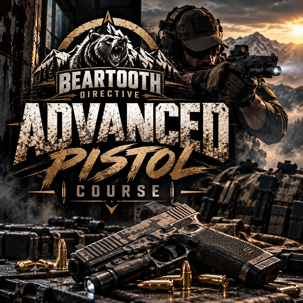 Beartooth Directive Advanced Pistol Course artwork